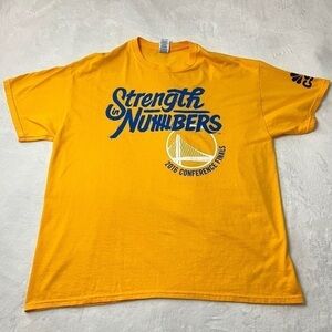 Golden State Warriors NBA Finals Strength Men’s T-Shirt Size XL
